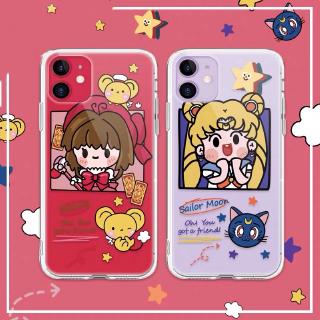 Samsung Galaxy S20 FE S20 Plus Ultra S21 Plus Ultra A01 M31 carcasa Samsung cubierta suave Sailor Moon variedad Sakura AS46