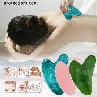 pcmc gua sha facial masaje corporal completo tablero de resina natural raspado herramienta de masaje gloria