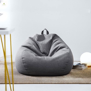 puf silla cubierta perezoso sofá cómodo color sólido tumbona bolsa de sofá cubierta para sala de estar decoración del hogar