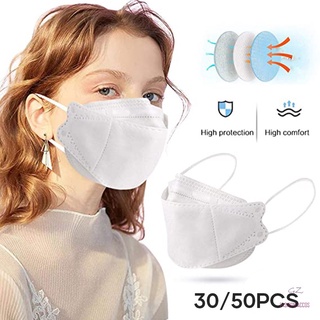 30/50pcs Face Cover Safety for Adults and Older Children Light Weight Comfortable Protection from Fine Dust (1)