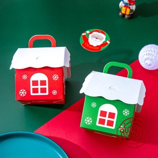caja de regalo de navidad 1pcs diy galletas bolsa de casa caramelo nuevo navidad embalaje N5A8