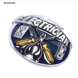 ecosxm vintage hombres electricista herramienta vaquero aleación cinturón hebilla ajuste 1.5 pulgadas ancho cinturón nuevo mx