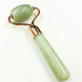 [[2]] rodillo de jade premium - rodillo de piedra de jade natural gua sha - rodillo de jade para cara