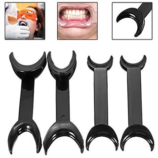 4 piezas de retráctil dental para mejillas, abridor de boca, equipo de ortodoncia, intraoral, transparente, extensible, retractor, equipo dental (1)