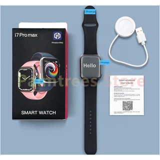 Smartwatch I7 PRO MAX Rotary Button Bluetooth Dial Call Heart Rate Monitor Watch 7 PK T500 X8