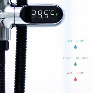 fbmx pantalla led termómetro de ducha de agua 360 rotación monitor de temperatura del agua gloria