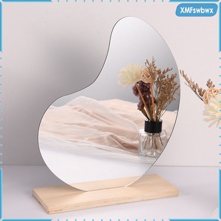 [xmfswbwx] espejo de pared redondo espejo de maquillaje espejo redondo espejo, espejo decorativo, espejo de tocador espejo de maquillaje inodoro