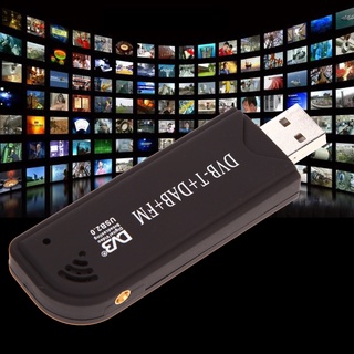 USB2.0 Digital DVB-T SDR + DAB + FM TV Sintonizador Receptor Stick RTL2832U + FC0012