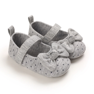 Zapatos de bebé niña encantadora Bowknot antideslizante zapatillas de deporte suela suave zapatos de niño 0-18 meses (3)