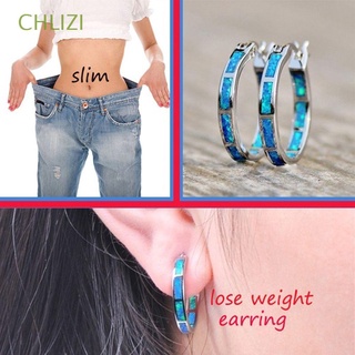 CHLIZI Round color exaggerated earrings