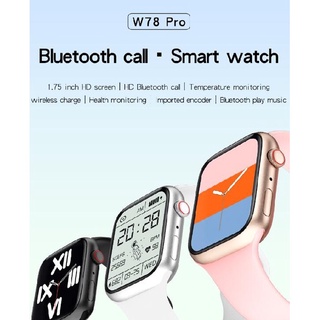 W78 Pro 1.75inch Smart Watch 44MM mujeres hombres Smartwatch Bluetooth llamada inalámbrica carga DIY reloj cara PK W56 Hw22 IWO 13 (2)