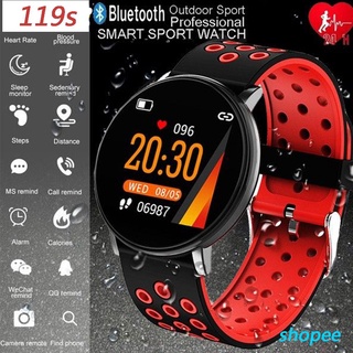 119s 1.44in reloj inteligente monitor de sueño fitness-tracker pulsera impermeable