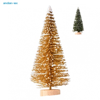 andan bases de madera de árbol de pino en miniatura de pequeño tamaño para decoración de árboles de escritorio de larga duración para navidad