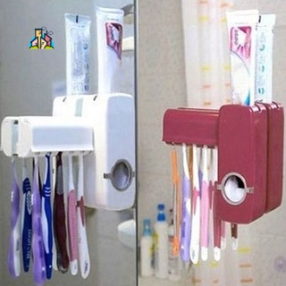 [en STOCK] soporte de pared para baño, dispensador automático de pasta de dientes (1)