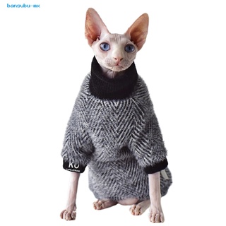bansubu Skin-friendly Pet Pullover Warm Pet Cats Pullover Costume Keep Warmth for Winter