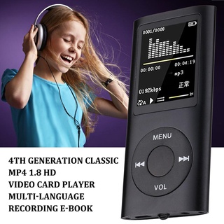 # # Mp4 1.8 tarjeta de vídeo Mp4 Mp3 reproductor Multi-idioma grabación E-Book Walkman (8)