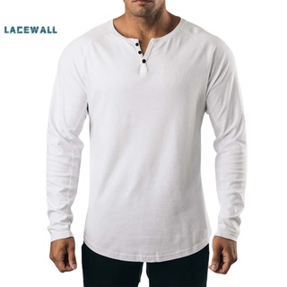 lacewall- camiseta deportiva de ocio simple agradable a la piel jersey superior agradable a la piel para salir