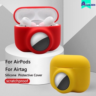 dreamlist 2 in 1 Silicone Case For AirPods Pro Earphones Protective Cover For AirTags dreamlist