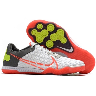 ♗Nike Reactgato IC futsal zapatos de fútbol, zapatos de fútbol interior para hombre, zapatos de competición de fútbol interior transpirables