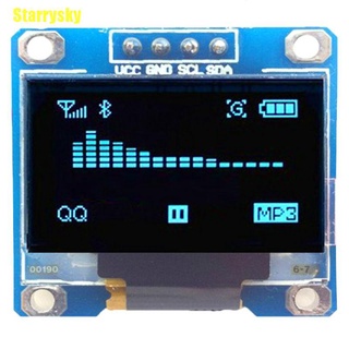 [Starrysky] 128*64 0.96" I2C Iic serie azul Oled Lcd Led módulo de pantalla para Arduino