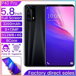 Dual-Core P40 Pro Smartphone 5.8 Inch Screen 512MB+4GB Android Smartphone (6)