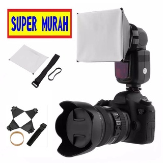 Cámara Flash difusor Softbox para Canon Nikon Yongnuo Universal caja de luz difusor suave (5)