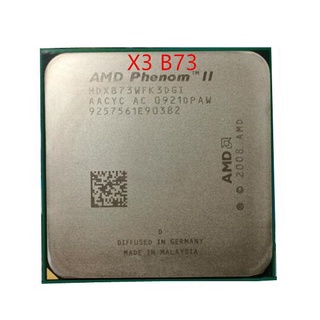 AMD Phenom II X3 B73 2.8 GHz Three-Core CPU Processor HDXB73WFK3DGI HDXB73WFK3DGM Socket AM3