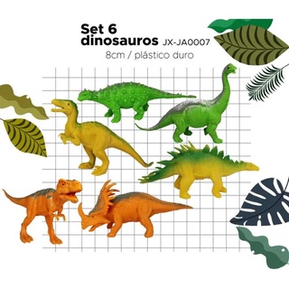 Dinosaurios Miniatura Juguete Hule Animalitos Toy Juego