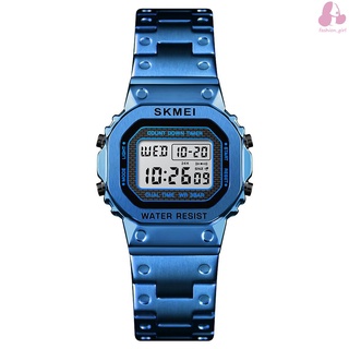 skmei 1433 reloj de pulsera analógico/digital/informal/con pantalla con 2 tiempos/alarma/cuenta regresiva 3atm