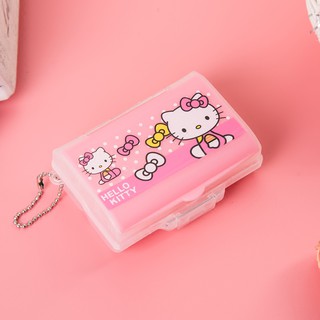Hello Kitty Pills Box Medicine Case Plastic Splitter Caja De Almacenamiento Herramientas De Viaje (3)