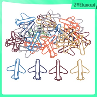 juego de 30 clips de papel de lujo coloridos clips de papel de oficina papelería (4)
