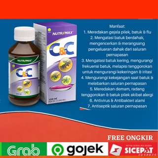 Nutrimax c&c jarabe medicina para niños y adultos tos gripe garganta