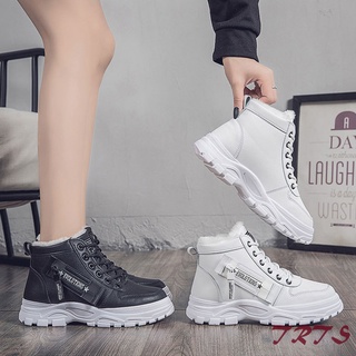 Women Snow Boots Keep Warm Anti-Slip Soft Sole Warm Plush Lined Winter Ankle Booties