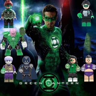 compatible con legoing marvel minifigures juguete dc película verde linterna paralaje batman superman robin bloques de construcción juguetes para niños