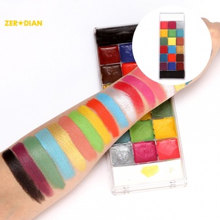 zerodian - kit de pintura de acuarela concentrada para uso profesional, pigmento sólido, lavable