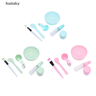 hutisky 9 en 1 máscara facial herramientas de maquillaje de las mujeres kits de herramientas de maquillaje pincel maquiagem mezclador tazón mx