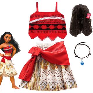 Disfraz De Princesa Moana Para Halloween Para Niñas/Vestido De Fiesta Up2021
