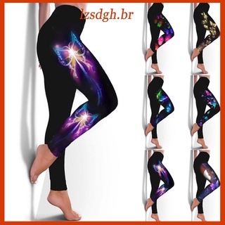 Lzsdgh.br pantalones deportivos De yoga para mujer/leggins De yoga con estampado