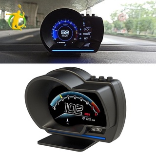 p6 pantalla universal hud para vehículos/pantalla digital del sistema de salpicadero del coche
