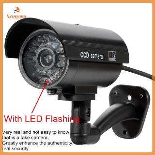 [entrega rápida] seguridad TL-2600 impermeable al aire libre interior falsa cámara de seguridad maniquí CCTV cámara de vigilancia cámara de noche LED luz Color: