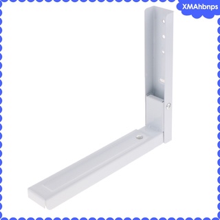 [xmahbnps] estante ajustable plegable para microondas, estante universal, soporte de pared