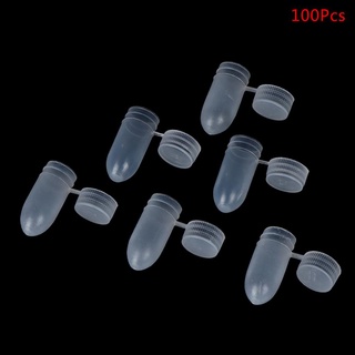 【veryem】 100Pcs Portable Flip Lid Transparent Capsule Storage Containers Pill Box .