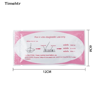 Timehtr 2 Piezas De Tiras De Prueba De Embarazo Temprano Para Mujeres HCG Kit De Medición De Orina Precisión MX (4)