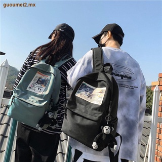 Mochila de anime tendencia de moda mochila de escuela secundaria para hombre de gran capacidad mochila de escuela secundaria coreana estudiantes universitarios de todo fósforo