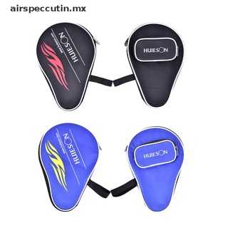【airspeccutin】 Professional Blue Or Black Oxford Table Tennis Racket Case with Outer Zipper Bag [MX]