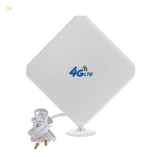 Zwi 4g Lte Antena Wifi señal amplificadora De cable Conector Ts9 35dbi red De alta ganancia del teléfono móvil invertido al aire libre