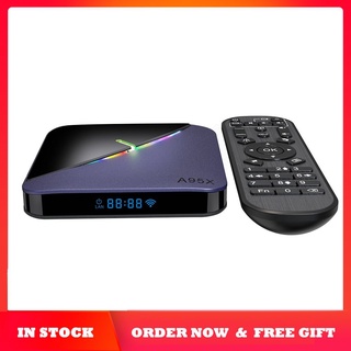 COD A95X F3 S905X3 Android 9.0 smart TV BOX 2/16 4k Reproductor web media player (Estándar Europeo)