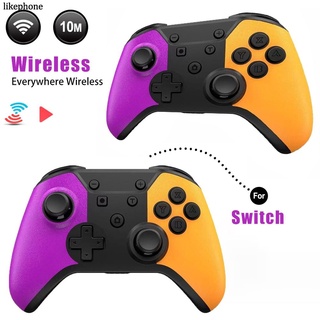 Para Interruptor Inalámbrico Gamepad Para Switch Pro Bluetooth compatible Con Controlador De Juego NS Mango Con Despertar likephone