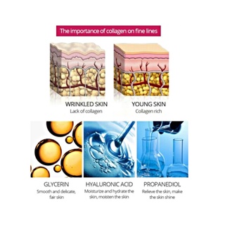 hidratante reafirmante colágeno anti-envejecimiento suero de la piel blanqueamiento nutritivo solución de reparación 30ml (4)