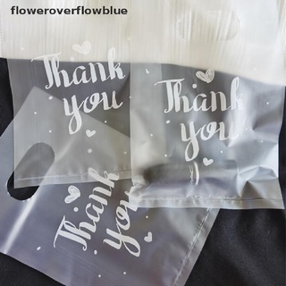 floweroverflowblue 100pcs mini bolsas de plástico de agradecimiento bolsas de regalo de boda bolsas de caramelo de compras bolsas ffb